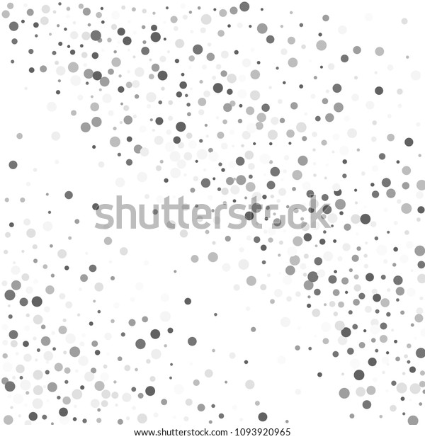 Vector Gray Confetti On Transparent Background Stock Vector (Royalty ...