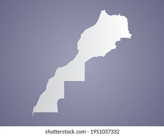 Vector Gray gradient of Sahara map on purple background.