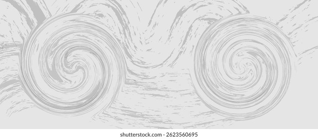 Vektorgrau-Linien-Hintergrundkurvenelement mit weißem Leerraum für Text- und Nachrichtendesign, überlappende Ebenen, Vektorgrafik