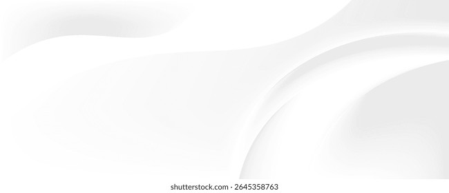 Elemento de curva de plano de fundo de linha cinza de vetor com espaço em branco para design de texto e mensagem, camadas sobrepostas, vetor	
