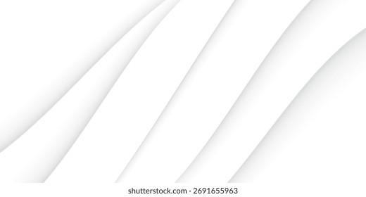 Elemento de curva de plano de fundo de linha cinza de vetor com espaço em branco para design de texto e mensagem, camadas sobrepostas, vetor