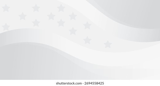 Vector gray line background curve element with white space for text and message design, overlapping layers, vector	