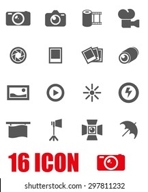 Vektorgrau-Symbol-Set