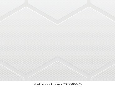 Vector gray polygonal background of soccer ball with elliptical texture. Football illustration.