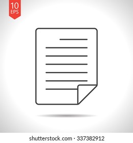 Vector gray ruler icon on white background 