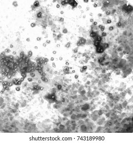 Vector gray scale watercolor texture background, abstract illustration