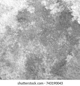 Vector gray scale watercolor texture background, abstract illustration