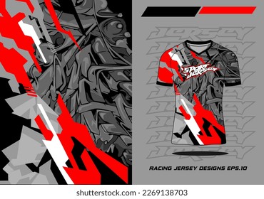Vector  gray sports shirt jersey design template 3d