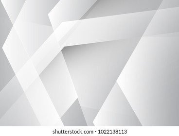Vector gray and white color geometric abstract background