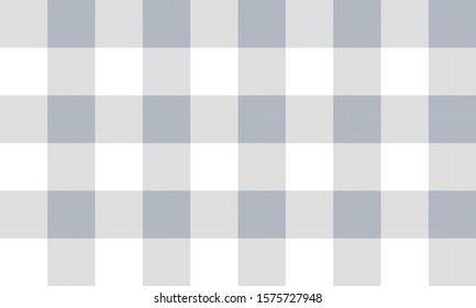 Vector Gray and White Twill Plaid pattern design illustration for printing on paper, wallpaper, covers, textiles, fabrics, for decoration, decoupage, and other.