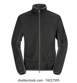 vector gray windstopping jacket