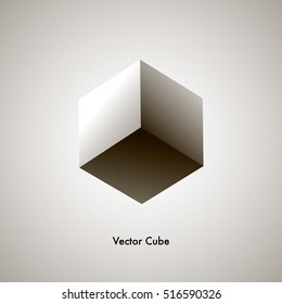 Vector grayscale cube