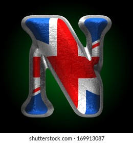 Vector Great Britain metal figure
