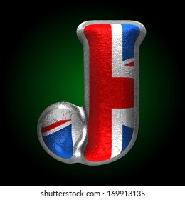 Vector Great Britain metal figure