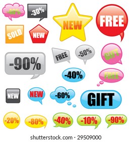 vector great collection of discount tags