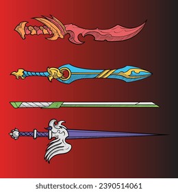 Vector Great Sword Various Style