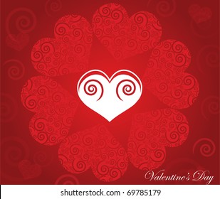 Vector great valentine background eps10