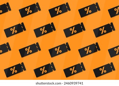 Vector great voupon background for online store
