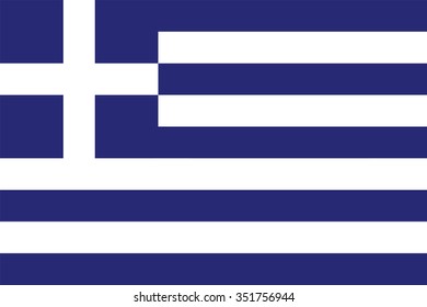 Vector of Greek flag.