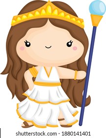 Un vector de la diosa griega Hera