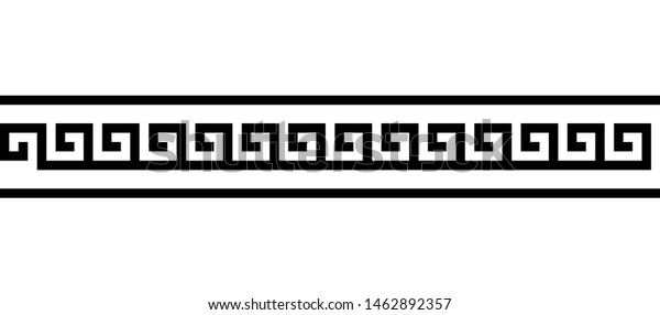 Vector Greek National Border Pattern Stock Vector (Royalty Free ...