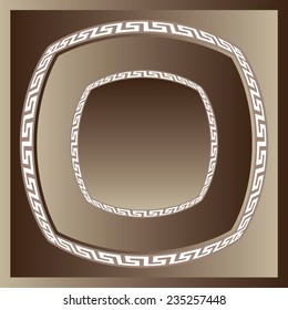 Vector greek ornament pattern background