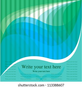 Vector Green Abstract background