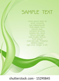 vector green abstract background