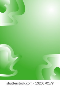 vector green abstract background template 