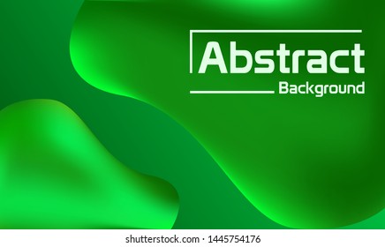 Vector green abstract color, with gradient and geometric shape, used for background, wallpaper, cover, landing page etc.