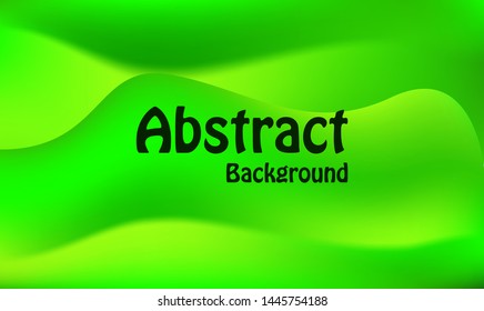 Vector green abstract color, with gradient and geometric shape, used for background, wallpaper, cover, landing page etc.