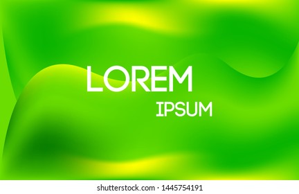 Vector green abstract color, with gradient and geometric shape, used for background, wallpaper, cover, landing page etc.