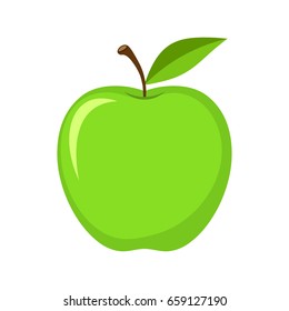 Vector green apple icon