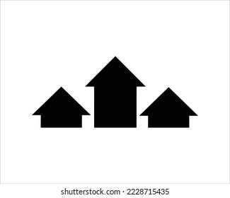  Vector green arrows up icon. Upload icon. upgrade sign. growth symbol. pointing arrow.
