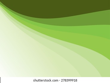 Vector green background