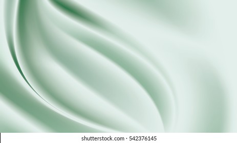 Vector of Green background. abstract background luxury cloth or liquid wave or wavy folds of grunge silk texture satin velvet material or luxurious.