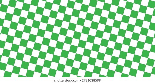 vector green background checkerboard abstract seamless pattern popular grid pattern printed on the wall or tablecloth 