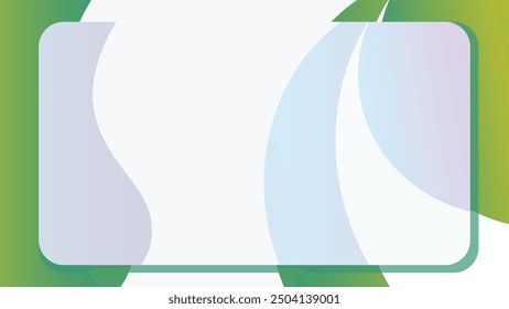 Vector de fondo verde con espacio en blanco para su texto.