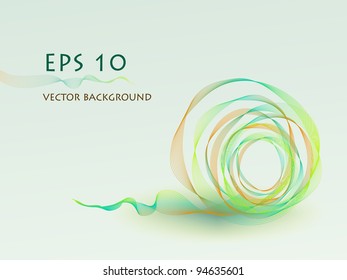 vector  green ball  background for your design