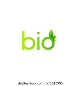 Vector green bio icon