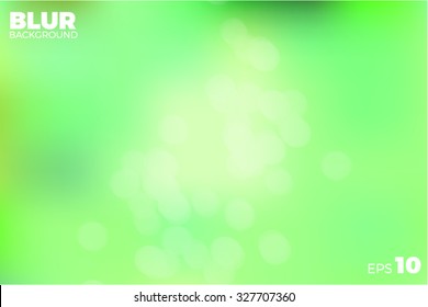 vector green blur background
