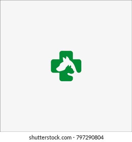 Vector of Green Cat and Dog Icon