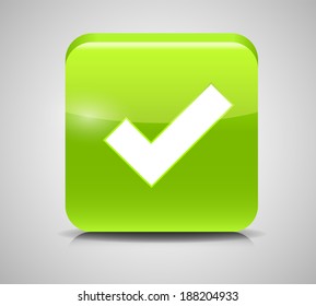 Vector Green Check Mark Icons 