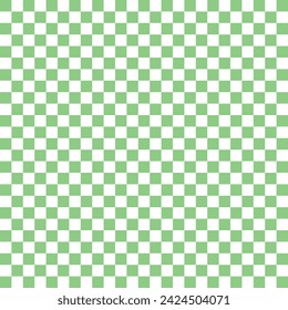 vector green checkered pattern background