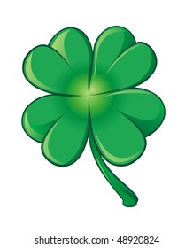 vector green clover leaf