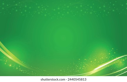 Vector green color flat abstract background with light effects vector illustration.