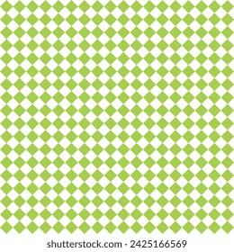 vector green diamond checkered pattern background
