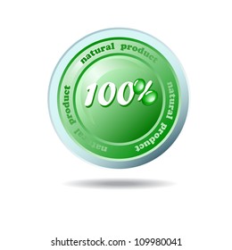 Vector green ecology icon