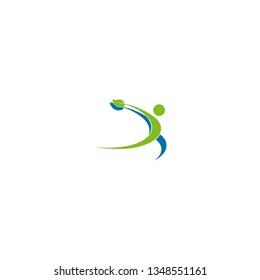 Vector green ecology people icons and symbols