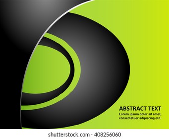 vector Green elements abstract design
